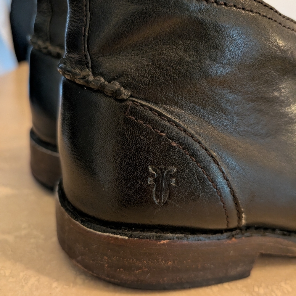 Men's Frye Black Leather Shoes
